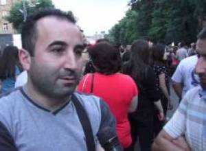 Ակցիա մասնակիցների կարծիքը Սարգսյանի որոշման մասին