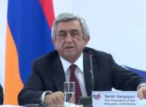 Սերժ Սարգսյան.հայ-չեխական գործարար համաժողովի բացմում