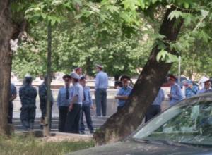 Policemen are ready