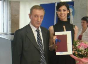 Gold medal granted to Lusine Demirchyan