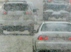 Snowstorm caused traffic jams across Armenia