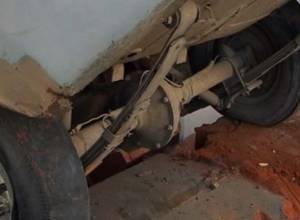 Traffic accident on highway