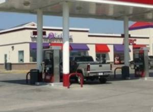 Explosion in gas-filling station