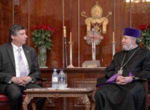 Armenian Patriarch receives Czech PM