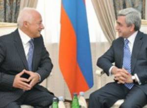 Serzh Sargsyan receives Vladimir Spivakov