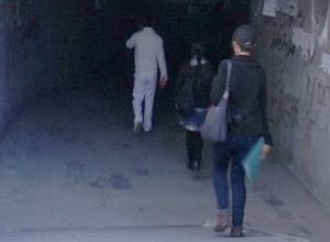 Passageway in darkness