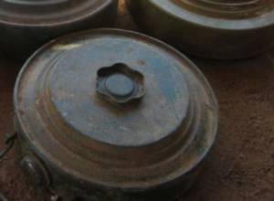 Mines found in basement