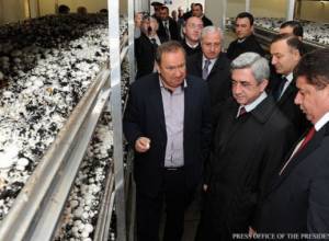 Sargsyan visited poultry factory and thermal home