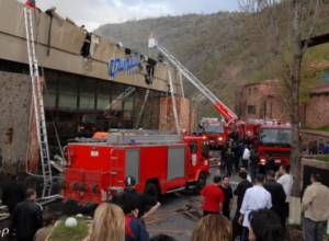 Fire ruined event at "Parvana"