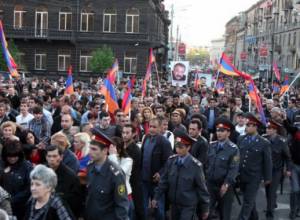 Incident during march