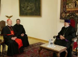 Catholicos conveys greetings to Pope of Rome