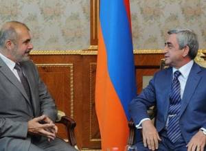 Serzh Sargsyan receives EU official