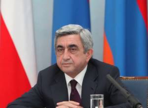 Serzh Sargsyan talks to Danilo Tyirk