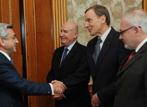 S. Sargsyan and mediators discuss Karabakh peace process