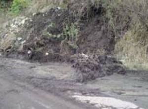 Landslide in Vanadzor