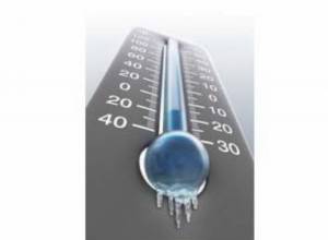 No precipitation, but cold