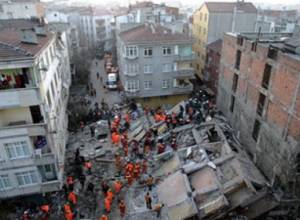 Twenty people trapped under ruins