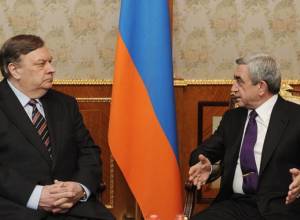 Serzh Sargsyan receives Sorokin