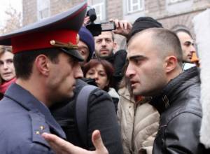 They promised to smash one of activists’ head