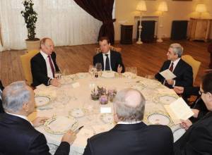 Sargsyan dines with Putin
