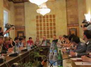 Russian and Georgian writers in Tsakhkadzor