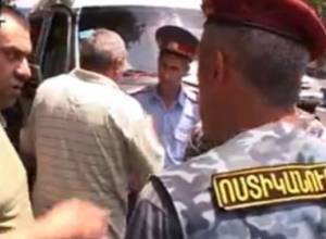 Commotion at Myasnikyan Avenue