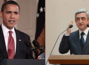 Serzh Sargsyan congratulates Obama on impressive victory