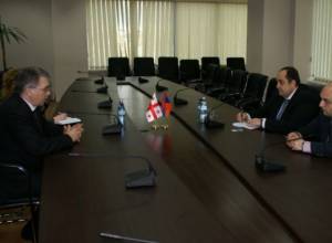 Armenian Ambassador, Georgian Minister discuss bilatera issues