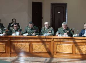 Defense Ministry hosts reporting meeting
