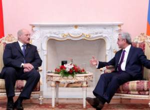 Armenian and Belarusian presidents meet in Yerevan