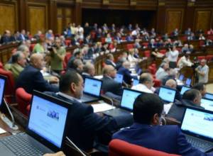 Armenian lawmakers in high spirits after Tuesday's football match