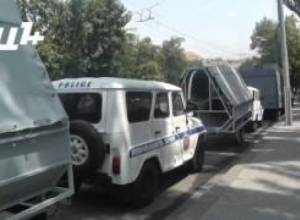 Ոստիկանակական  ի՞նչ ուժեր էին գտնվում  Բաղրամյան պողոտայում