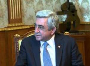 Սերժ Սարգսյանն ընդունել է Տիգրան Սարգսյանին