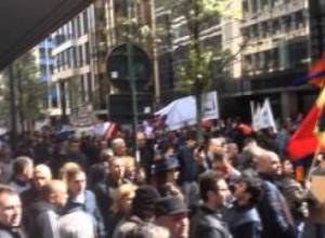 Բողոքի ակցիա Բելգիայում