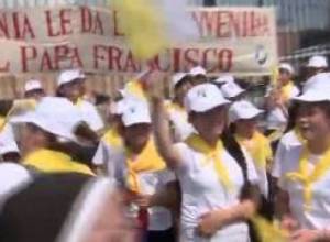 Քաղաքացիները ողջունեցին Հռոմի պապին