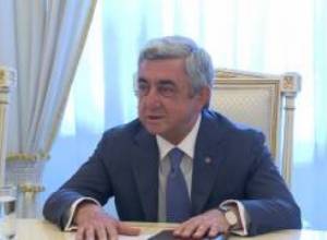 Սերժ Սարգսյանն ընդունել է Նիկոլայ Բորդյուժային