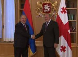 Վրաստանի նախագահի հետ