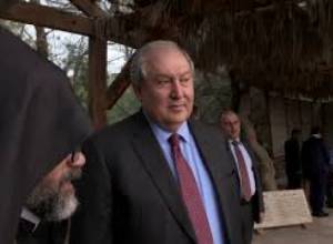 Նախագահ Սարգսյանն այցելել է Հորդանան գետի ափին գտնվող Հիսուս Քրիստոսի մկրտության վայր