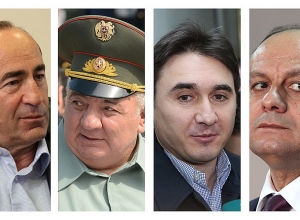 Proceedings of case involving Robert Kocharyan and 3 other former officials is suspended, sent to Constitutional Court