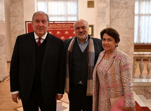 Президент и госпожа Саргсян посмотрели балет “Спартак”