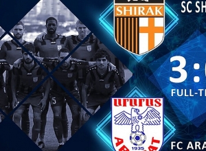 «Շիրակը» սեփական դաշտում ջախջախեց «Արարատին»