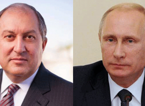 Armenian President offers condolences to Putin
