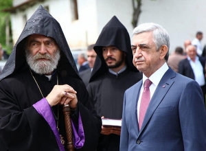 Սերժ Սարգսյանը մասնակցել է ազատամարտիկների հիշատակը հավերժացնող հուշակոթողի բացմանը