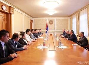 Бако Саакян принял мэра Еревана Айка Марутяна