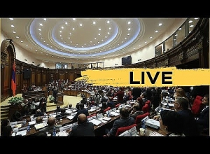 Extraordinary Session of National Assembly of Armenia. LIVE
