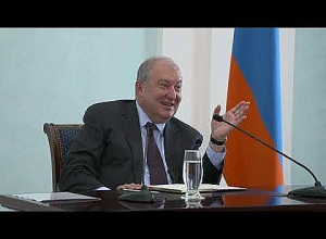 Արմեն Սարգսյանը հյուրընկալել է ՀԲԸՄ ծրագրերով Հայաստան ժամանած սփյուռքահայ երիտասարդներին