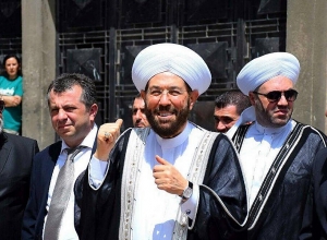 Syria's Grand Mufti Ahmad Badr Al Din Hassoun visits Armenian humanitarian mission in Aleppo