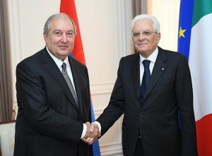 Армен Саркисян поздравил президента Италии Серджио Маттареллу с Днем рождения