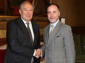 Армен Саркисян встретился с госминистром Великобритании по вопросам Европы и Америки