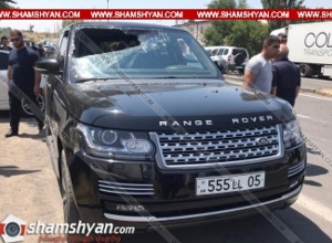 На автомагистрали “Ереван-Севан” произошел взрыв: повреждены Range Rover бизнесмена и другой автомобиль